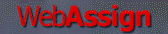 WebAssign Student Login