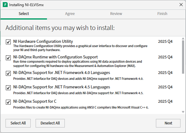 NI-ELVISmx Additional Items