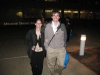 April and Jacob outside the APS
